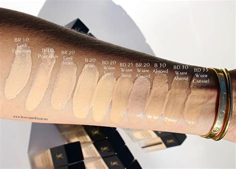 ysl foundation all hours shades.